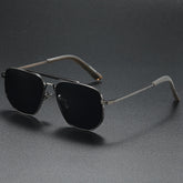 Men's Square Polarized UV400 Colorful Film New Driver Driving Riding Full Frame Metal Sunglasses Outdoor Fishing Model A0056