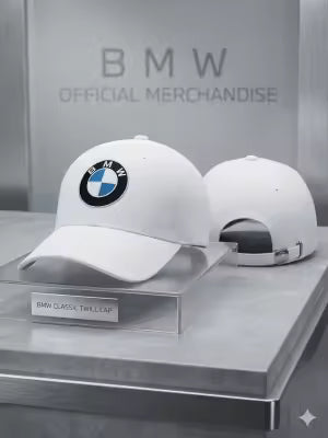 BMW Cap for Men Summer Adjustable Baseball Cap | Premium BMW Logo Sports Hat for Boys & Men | Breathable Sun Protection Cap | Black & White Colors Available